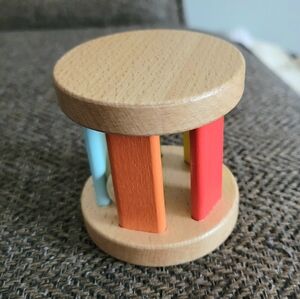 Montessori Wooden Rolling Rattle